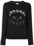 Kenzo - 'eye' Sweatshirt - Women - Cotton - S, Black, Cotton
