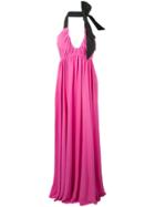 Nº21 Gathered Empire Gown - Pink