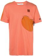 Off-white Pocket Detail T-shirt - Orange