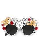 Dolce & Gabbana 'mama's Brocade' Limited Edition Sunglasses, Women's, Black, Acetate/metal (other)