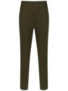 Andrea Marques Cigarette Cropped Trousers - Green