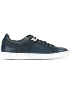 Neil Barrett Panelled Lace-up Sneakers - Blue