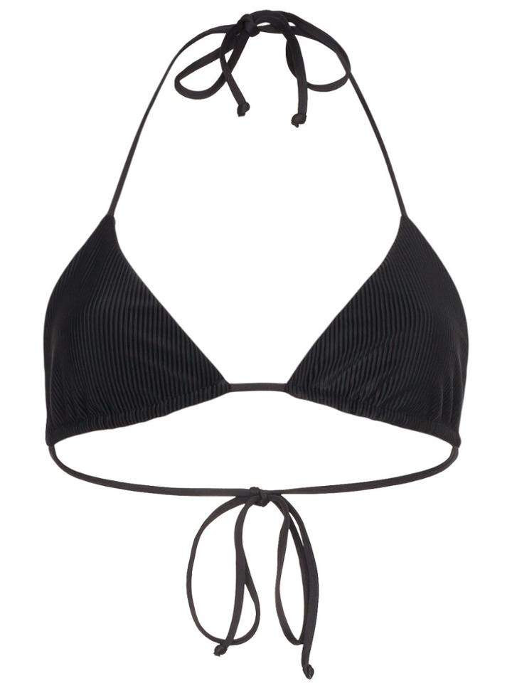 Frankies Bikinis Tia Triangle Bikini Top - Black