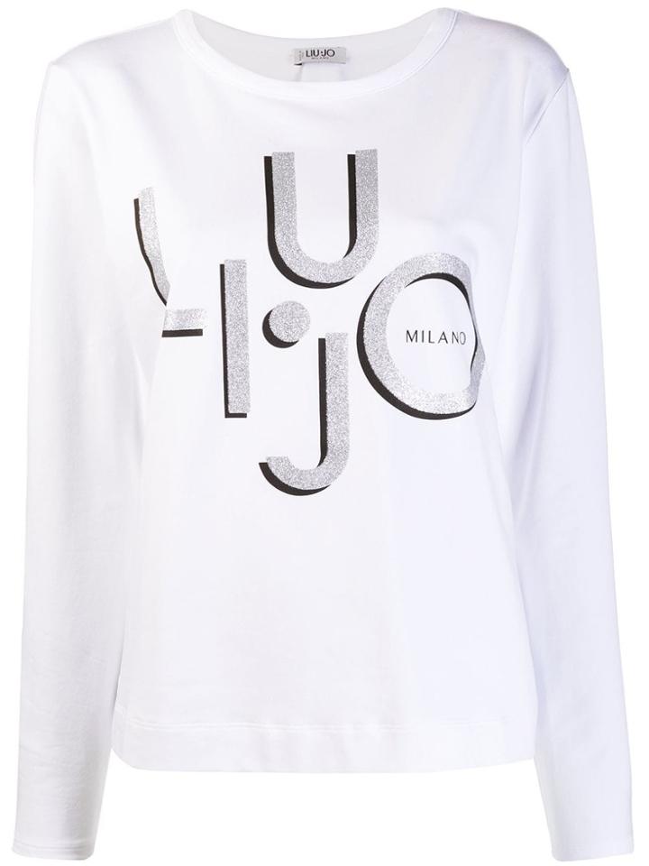 Liu Jo Printed Sweatshirt - White