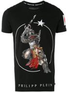 Philipp Plein Skull Samurai Print T-shirt - Black