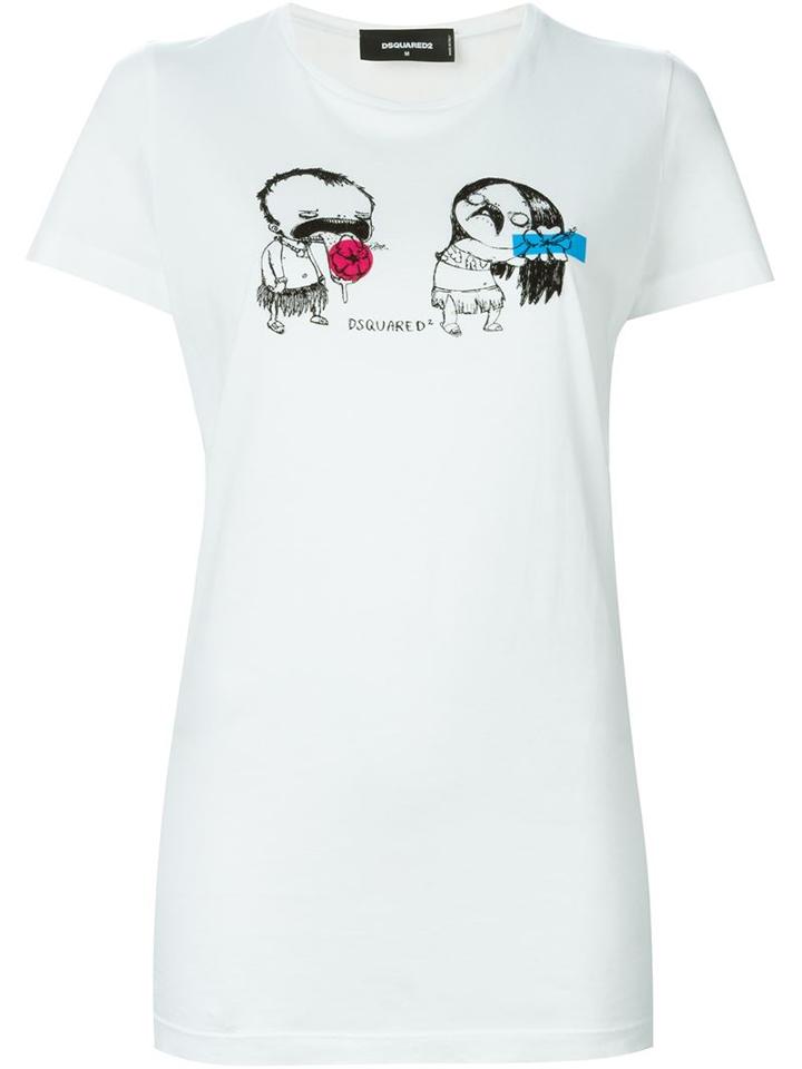 Dsquared2 Cartoon Print T-shirt