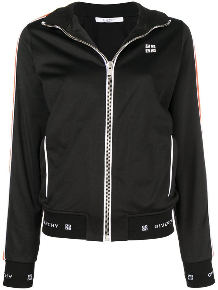 Givenchy 4g Embroidered Track Jacket - Black