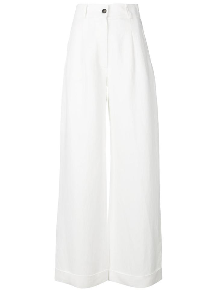 Société Anonyme Summer '18 Long Brunch Trousers - White