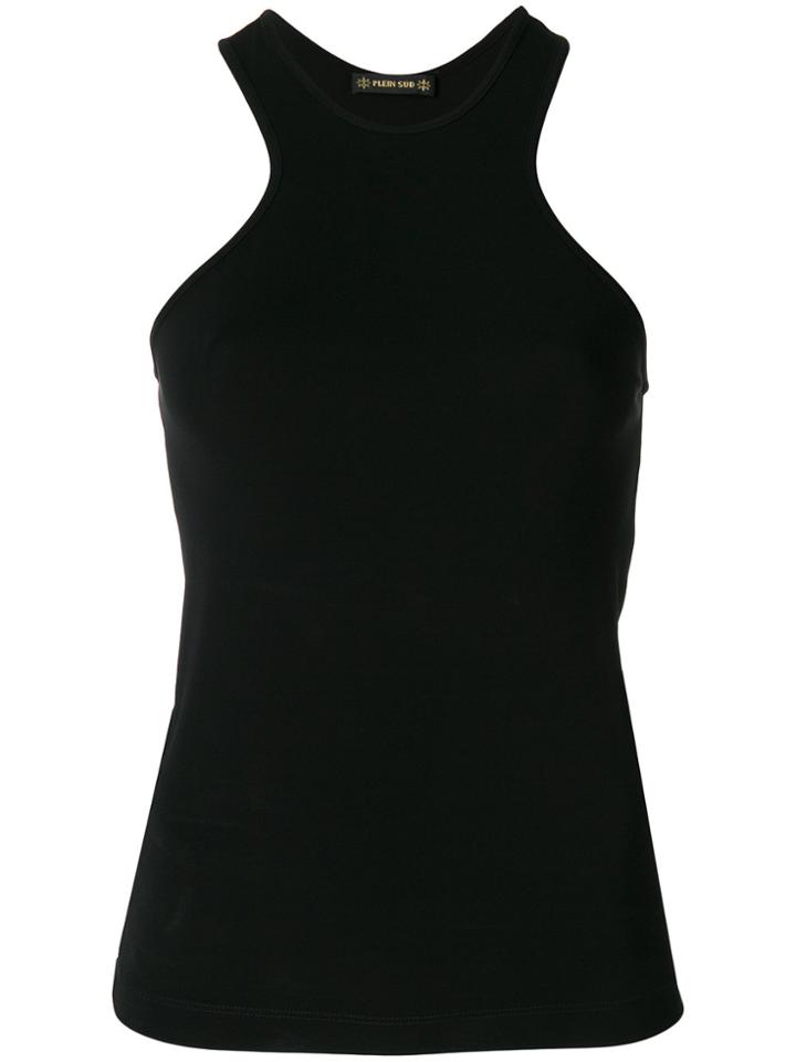 Plein Sud Racer Tank Top - Black