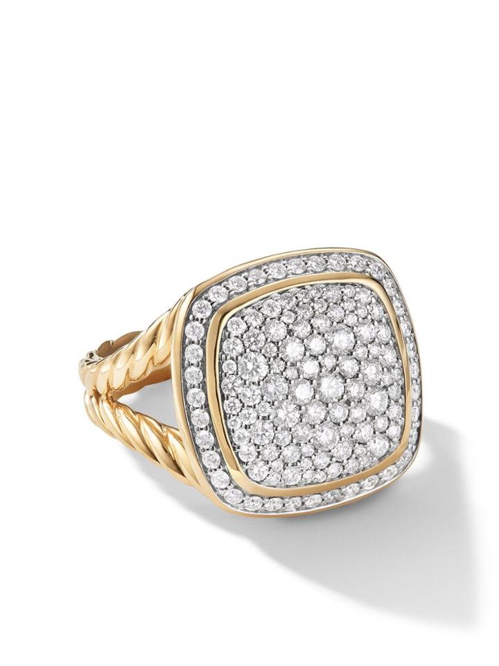 David Yurman 18kt Yellow Gold Albion Diamond Ring - 88adi