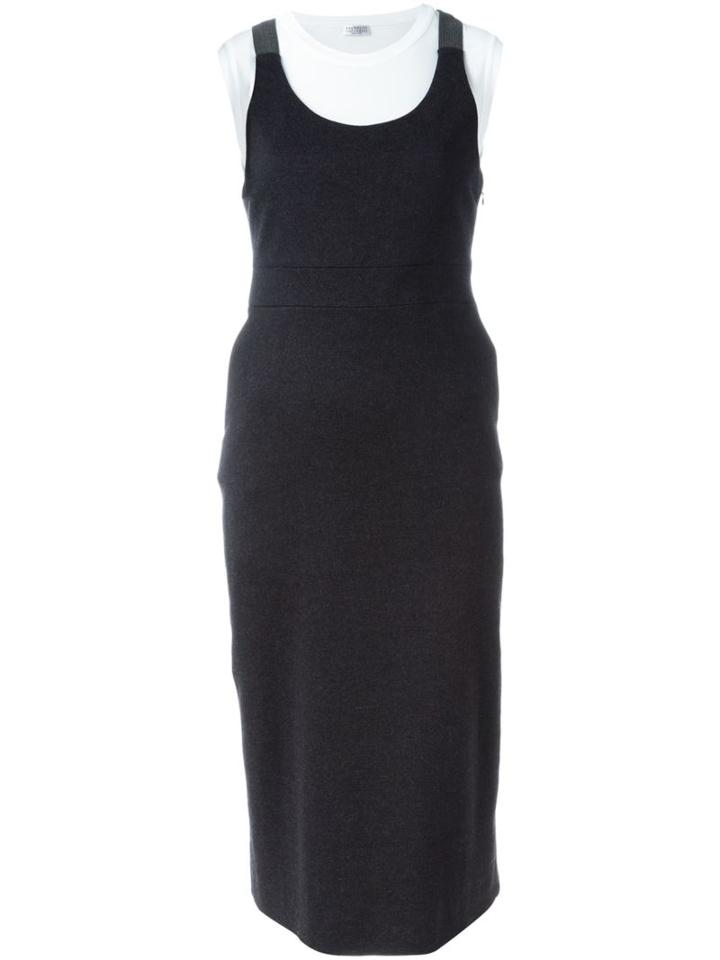 Brunello Cucinelli Layered Midi Dress