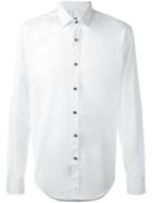 Lanvin Metallic Button Detail Shirt, Men's, Size: 40, Cotton