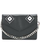 Les Petits Joueurs Flap Chain Mask Cardholder - Black