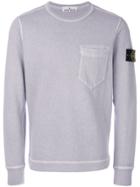 Stone Island Classic Long-sleeve Sweater - Pink & Purple