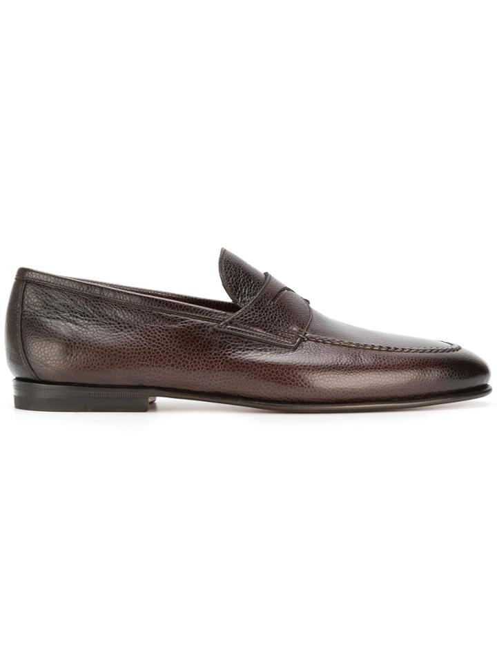 Santoni Classic Loafers - Brown