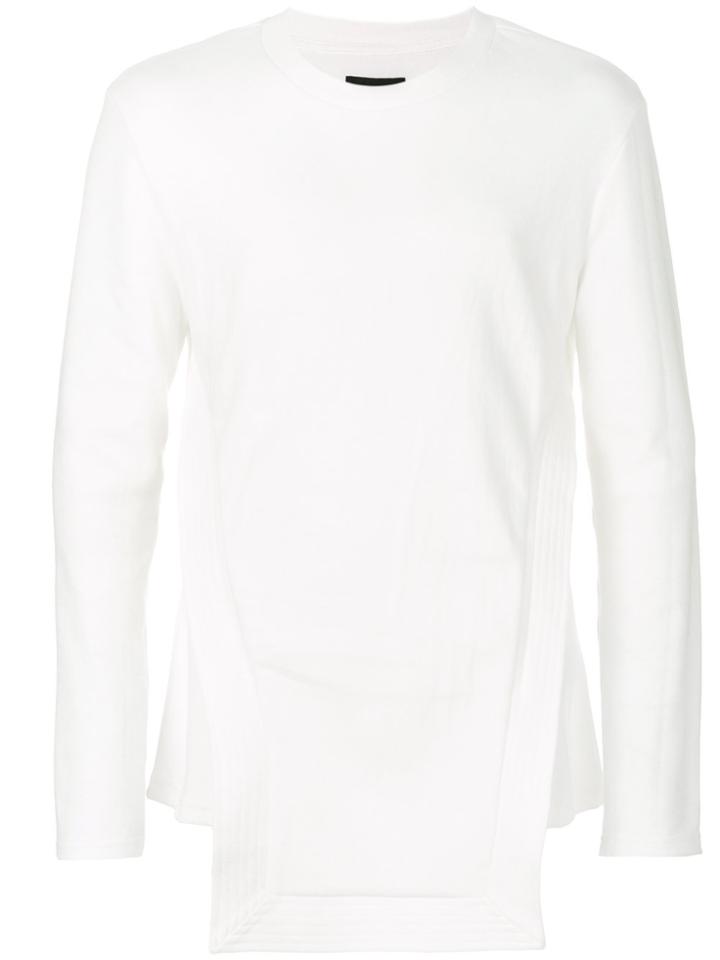 D.gnak Asymmetric Sweater - White