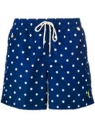Polo Ralph Lauren - Polka Dot Swim Shorts - Men - Polyester - Xl, Blue, Polyester