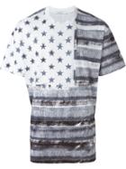 Givenchy Stars And Stripes T-shirt, Men's, Size: Large, White, Cotton