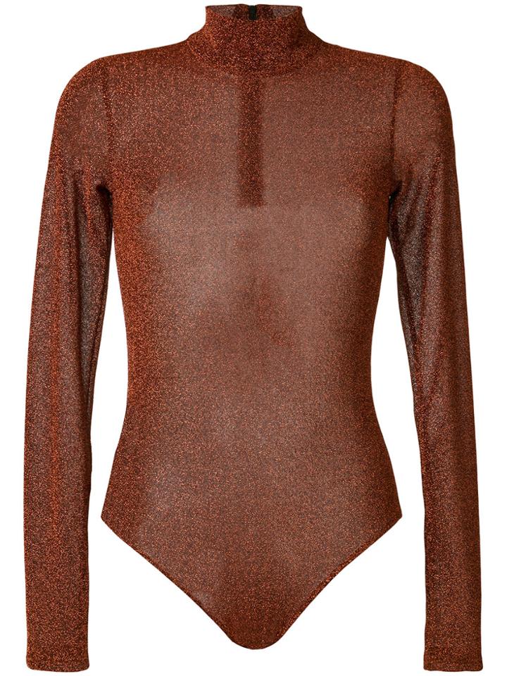 A.f.vandevorst Glitter Effect Body - Yellow & Orange