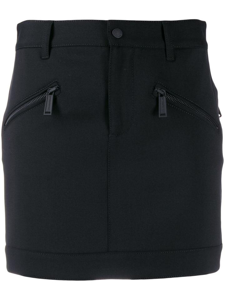 Dsquared2 Zipped Pocket Mini Skirt - Black