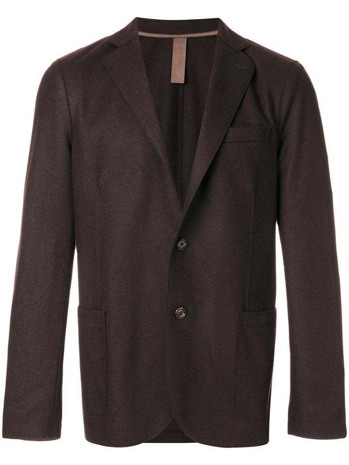 Eleventy Patch Pocket Blazer - Brown