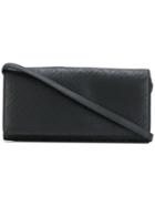 Burberry Perforated Logo Wallet - Black