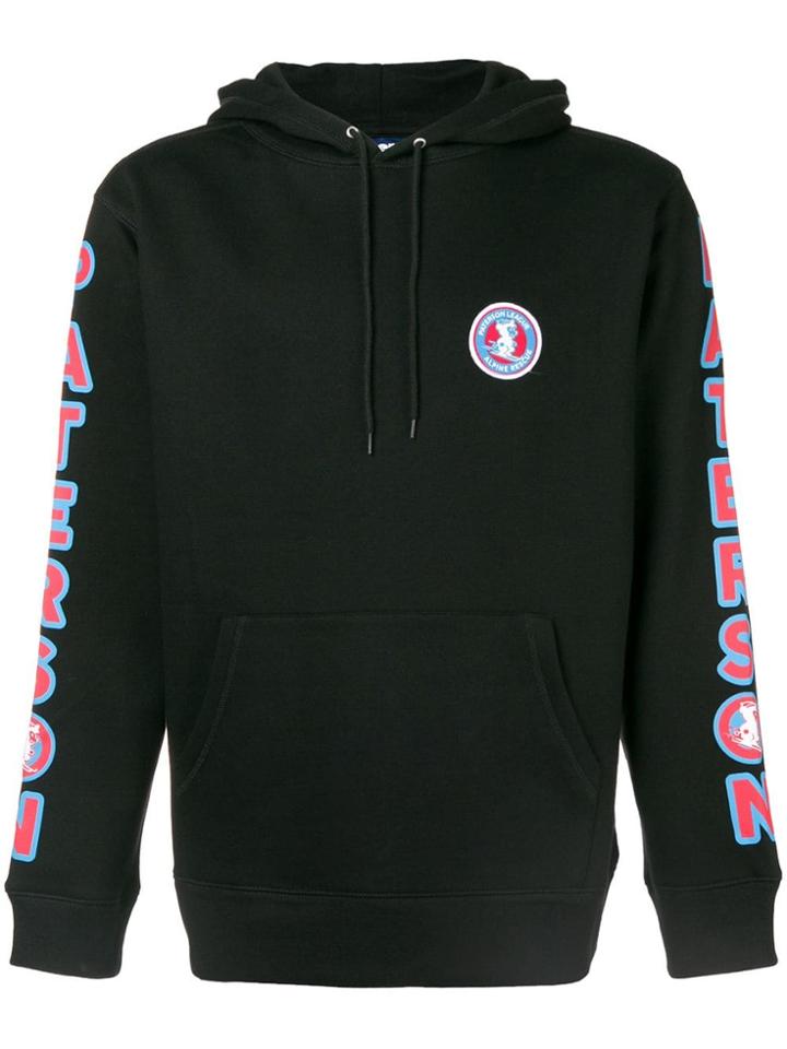 Paterson. Printed Hoodie - Black