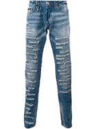 Philipp Plein 'stopped' Jeans, Men's, Size: 33, Blue, Cotton