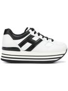 Hogan Logo Platform Sneakers - White