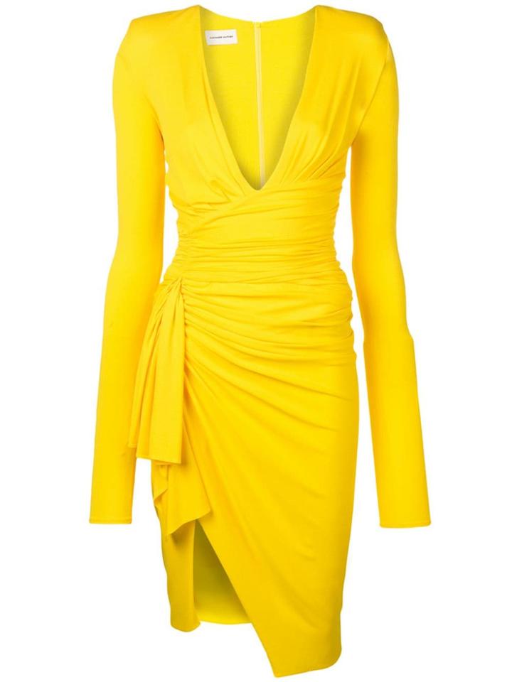 Alexandre Vauthier Asymmetric Dress - Yellow