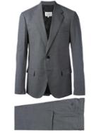Maison Margiela Micro Check Two-piece Suit, Men's, Size: 50, Grey, Virgin Wool/viscose/cotton