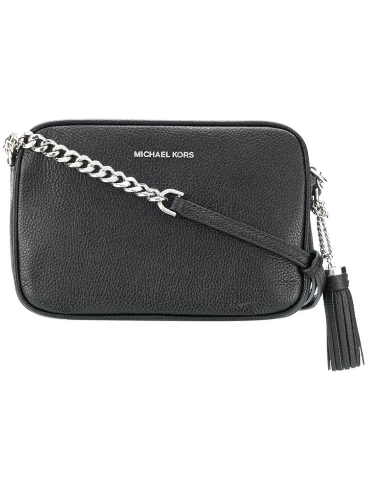 Michael Michael Kors Ginny Cross Body Bag - Black