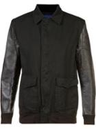 Junya Watanabe Contrast Sleeve Shirt Jacket - Black