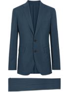 Burberry Soho Fit Wool Mohair Suit - Blue