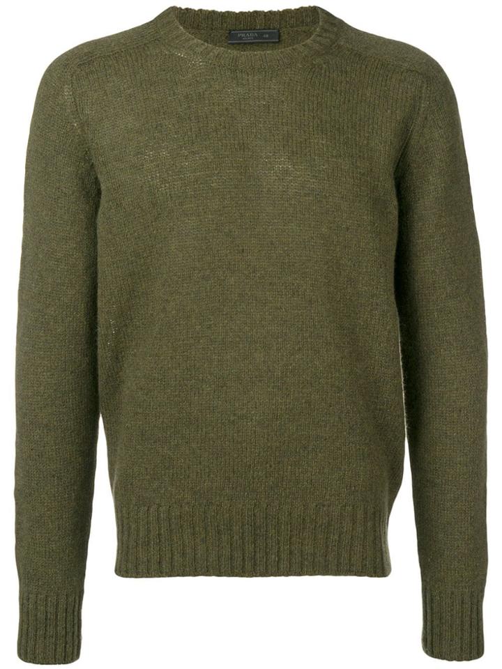 Prada Shetland Knit Sweater - Green