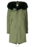 As65 Shearling Lined Parka - Green