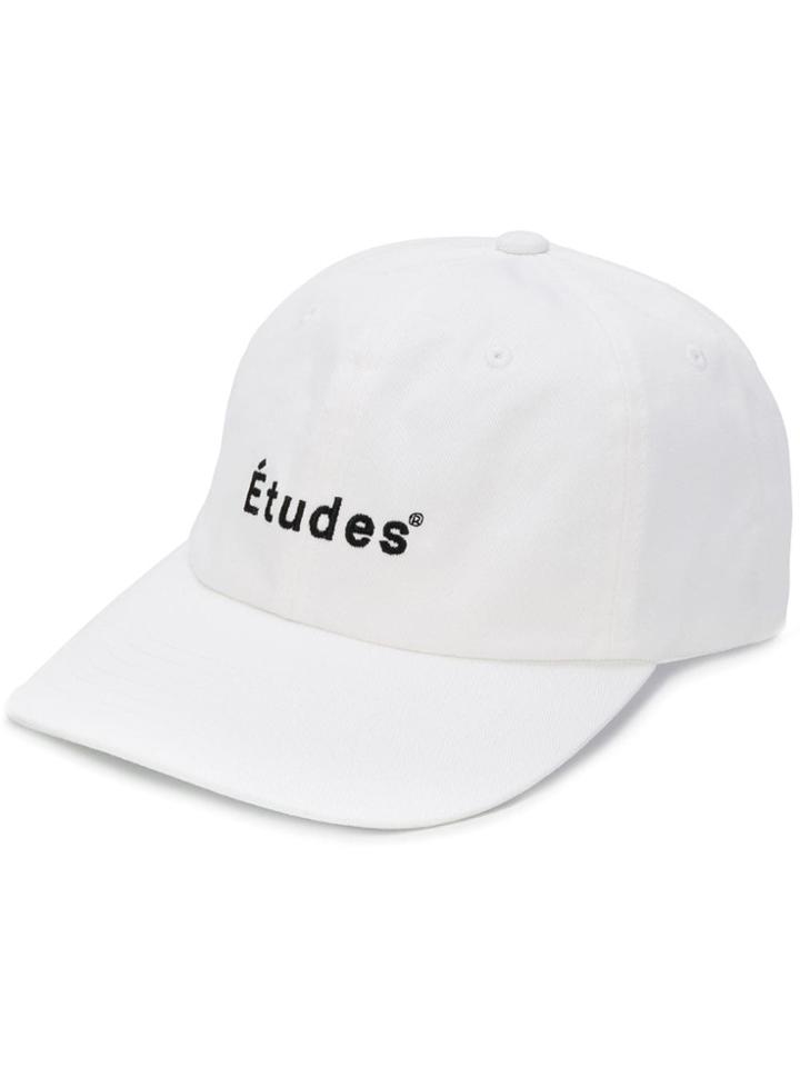 Études Embroidered Logo Cap - White