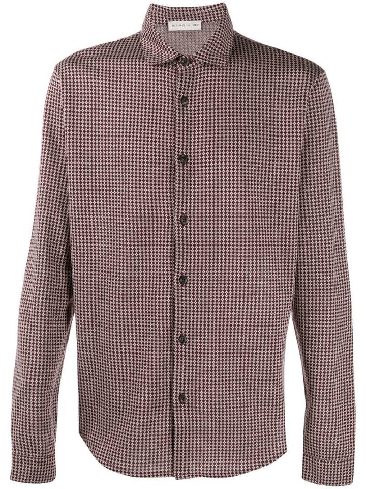 Etro Geometric Embroidered Shirt