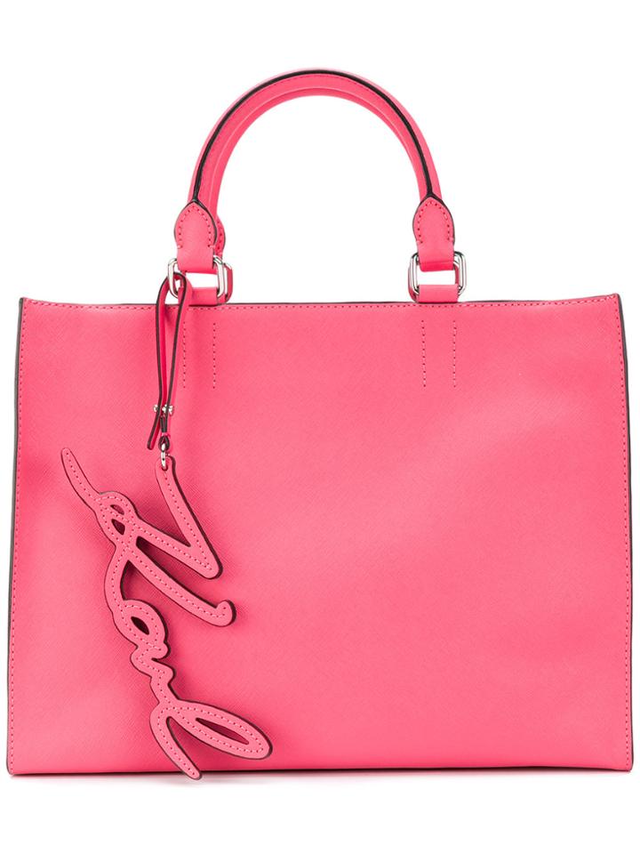 Karl Lagerfeld K/signature Essential Shopper Bag - Pink & Purple