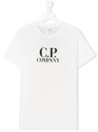 Cp Company Kids Teen Branded T-shirt - White