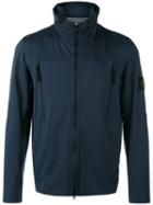 Stone Island (blue) Iconic Branded Windbreaker Jacket, Men's, Size: Xl, Polyester/polyurethane Resin