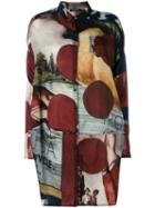 Rundholz - Printed Circle Cut Shirt - Women - Cupro - M, Cupro