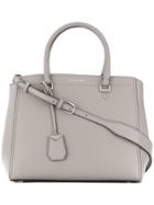 Michael Michael Kors Large Benning Satchel Bag - Grey