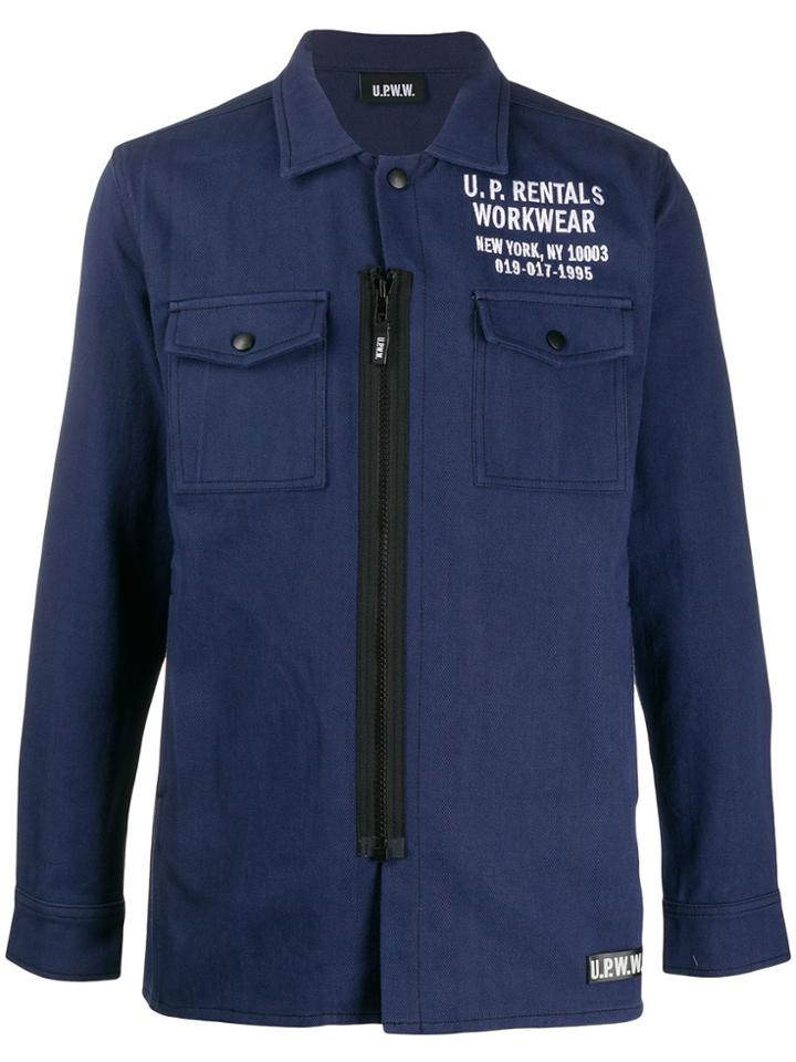 U.p.w.w. Zipped Cotton Shirt - Blue