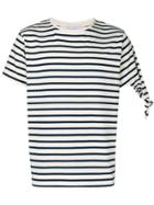 Jw Anderson Striped Short-sleeve T-shirt - White