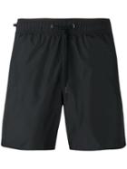 Z Zegna - Drawstring Waist Swim Shorts - Men - Polyamide/polyester/spandex/elastane - M, Black, Polyamide/polyester/spandex/elastane