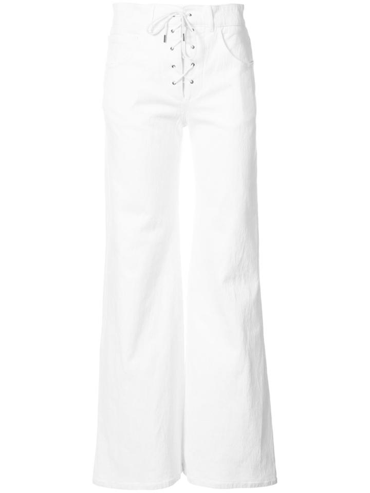 Chloé - Straight-leg Trousers - Women - Cotton/spandex/elastane - 34, White, Cotton/spandex/elastane