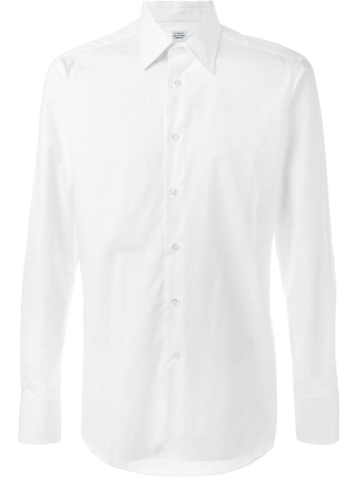 E. Tautz Cutaway Collar Shirt - White