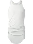 Rick Owens Curved Hem Tank Top, Men's, Size: Small, Nude/neutrals, Viscose/silk