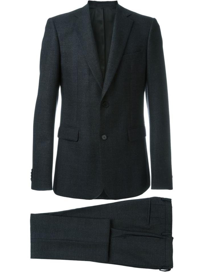 Givenchy Two Piece Suit, Men's, Size: 52, Grey, Cotton/spandex/elastane/acetate/wool